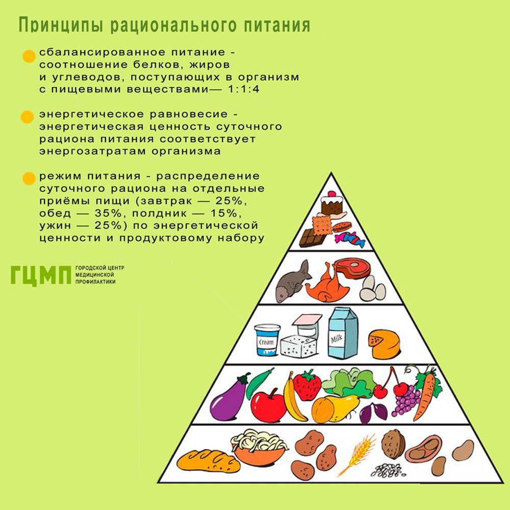 Принципы рационального питания
