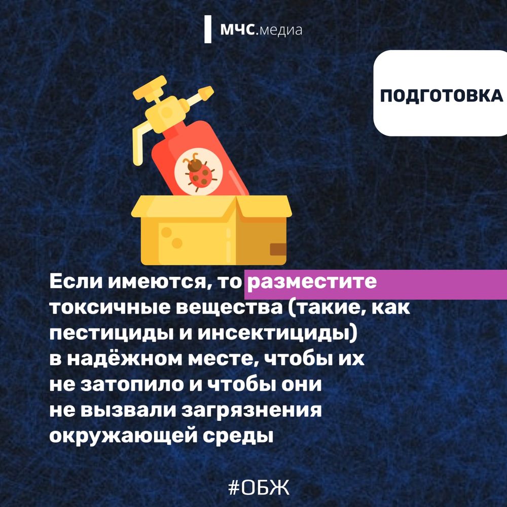 Правила безопасности и порядок действий при угрозе весеннего паводка и подтоплений